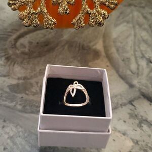 🌹 Silver Butterfly Ring 925